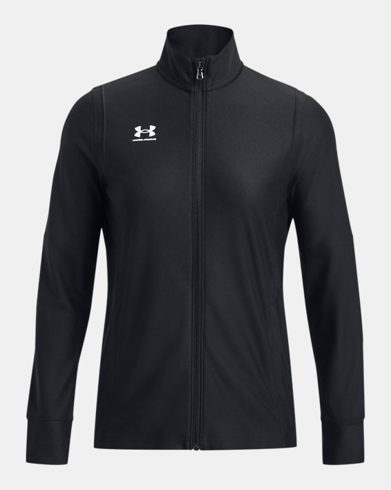 Women's UA Challenger Track Jacket, Black, pdpMainDesktop image number 4